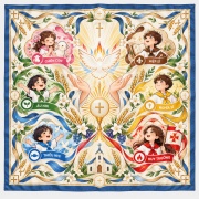 JESMARY -  Xưởng May & In Khăn Bandana Giới Trẻ Công Giáo Cho Ca Đoàn & Ban Mục Vụ Tông Đồ